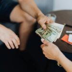 Money exchanging hands